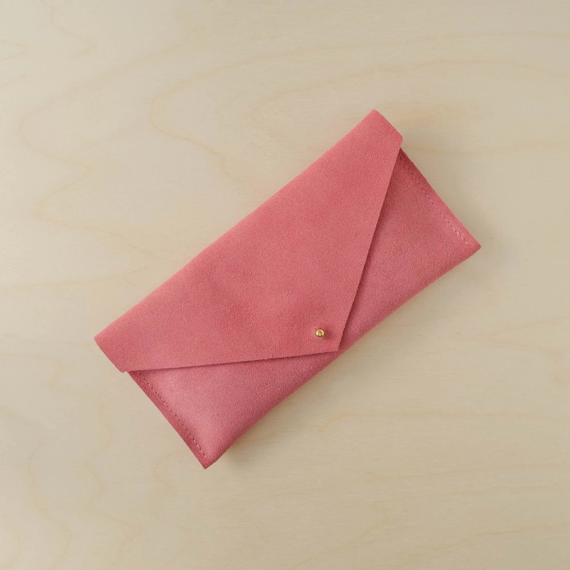 Suede Clutch Purse