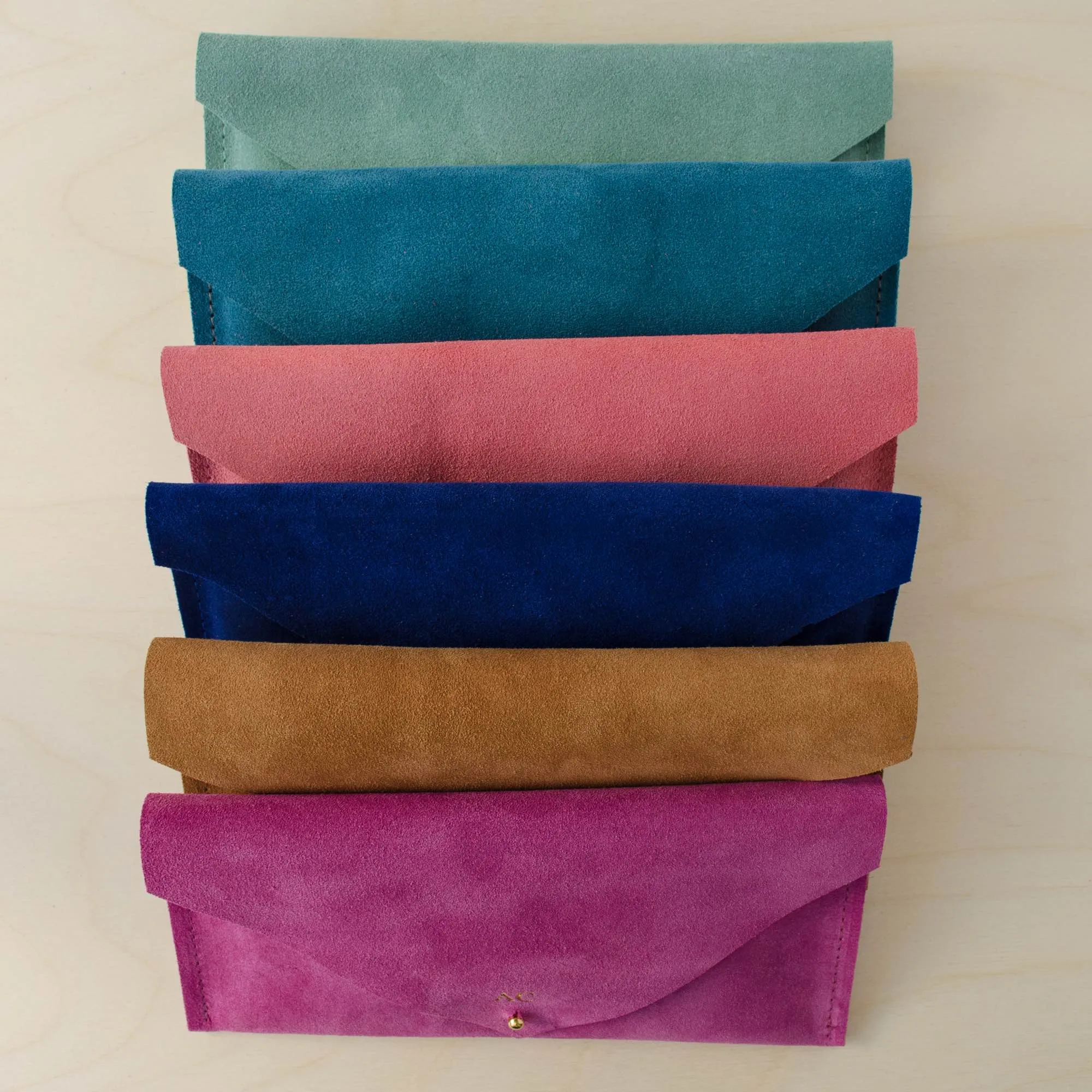 Suede Clutch Purse