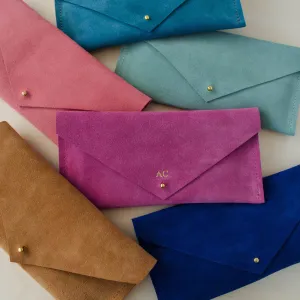 Suede Clutch Purse