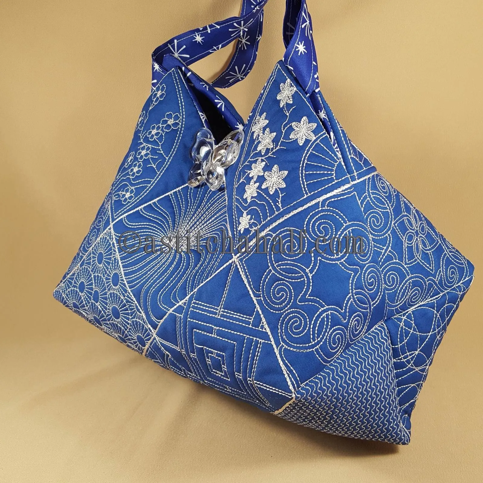 Sumire Japanese Quilt Blocks and Tote Bag