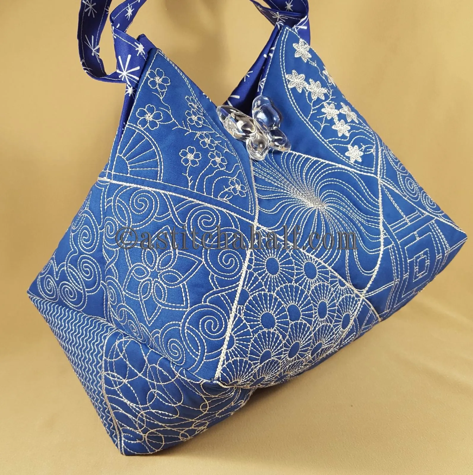 Sumire Japanese Quilt Blocks and Tote Bag