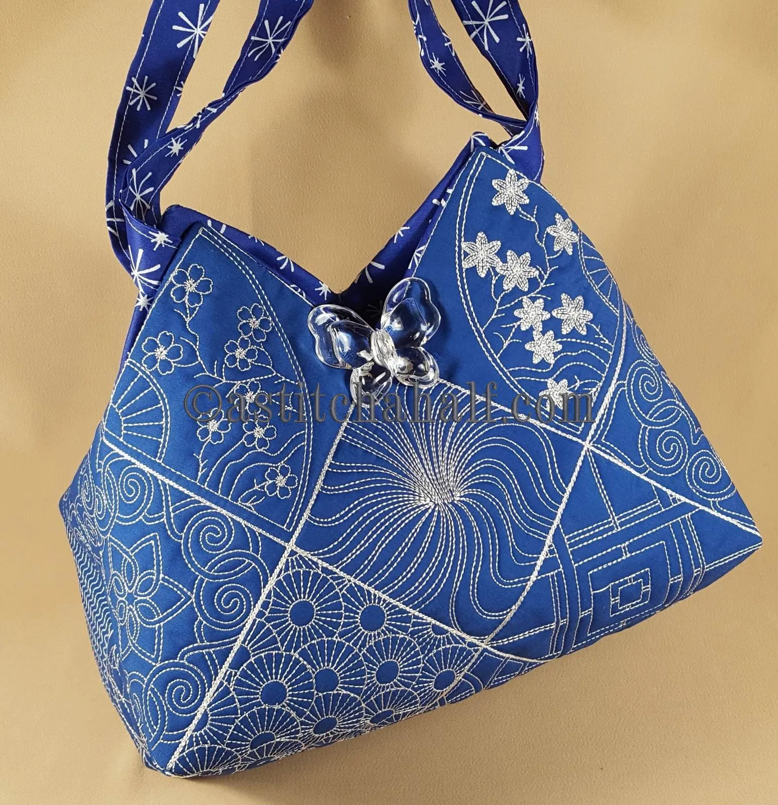 Sumire Japanese Quilt Blocks and Tote Bag