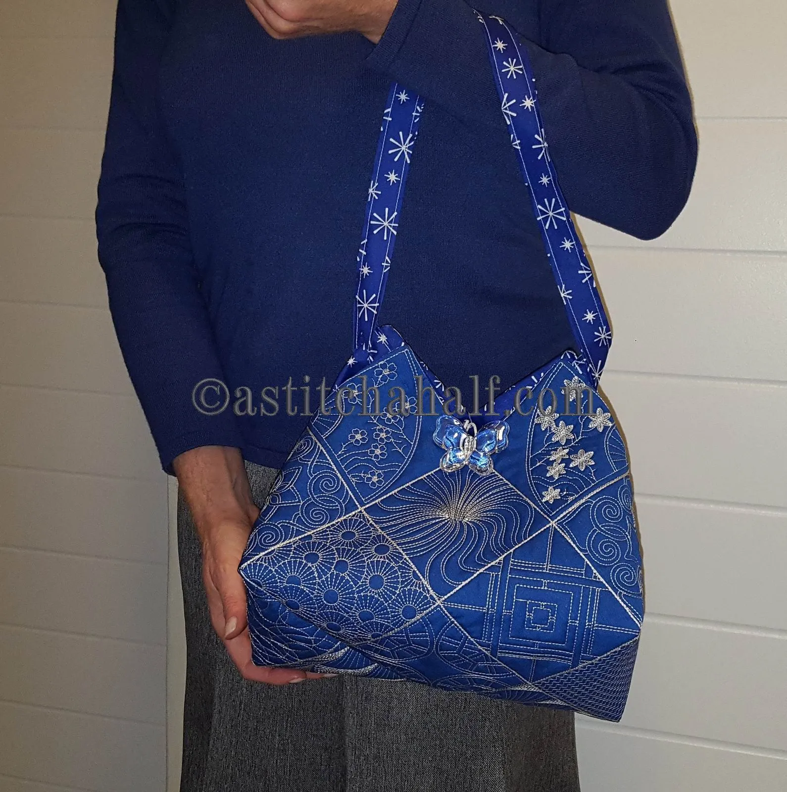Sumire Japanese Quilt Blocks and Tote Bag