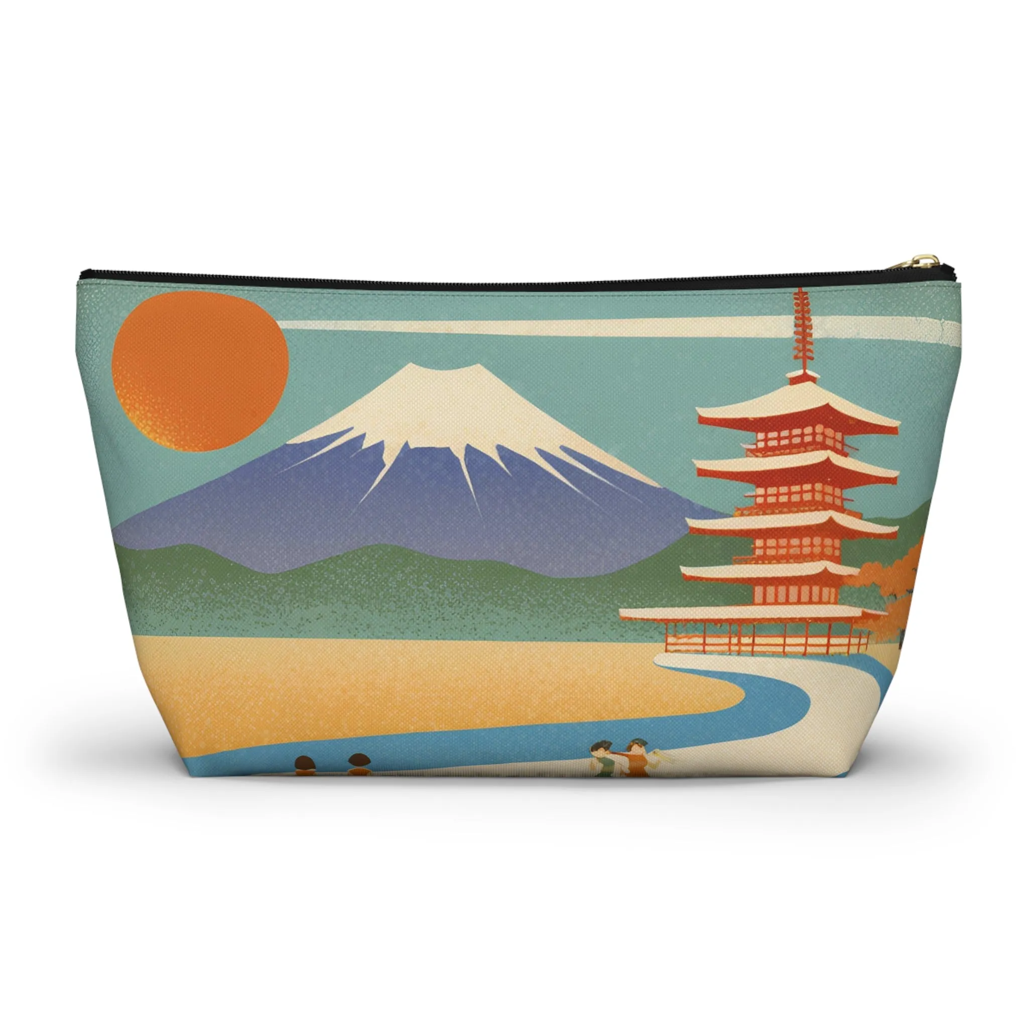 Summer Journey to Fuji | Portable Tech Pouch for Gamers & Remote Workers