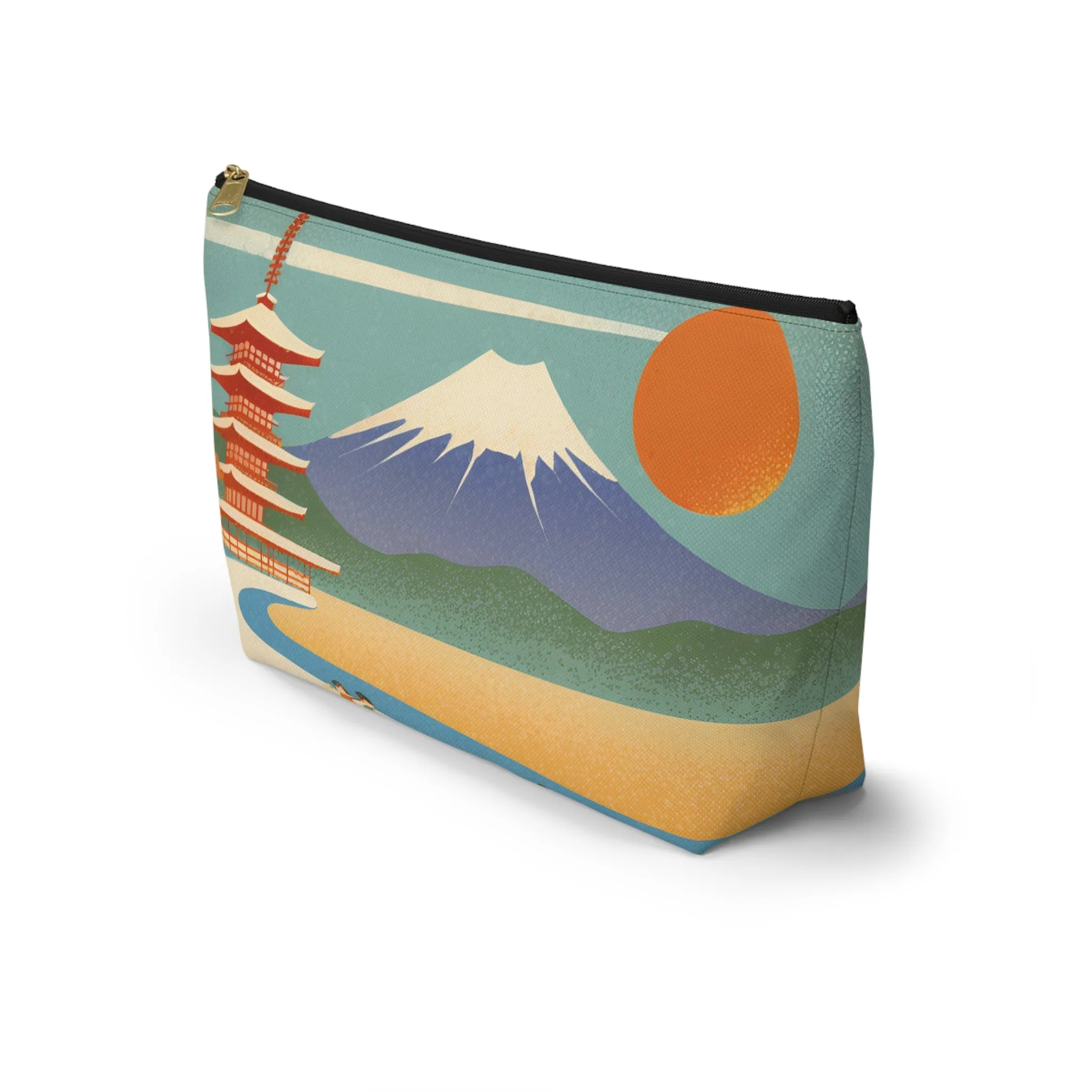 Summer Journey to Fuji | Portable Tech Pouch for Gamers & Remote Workers