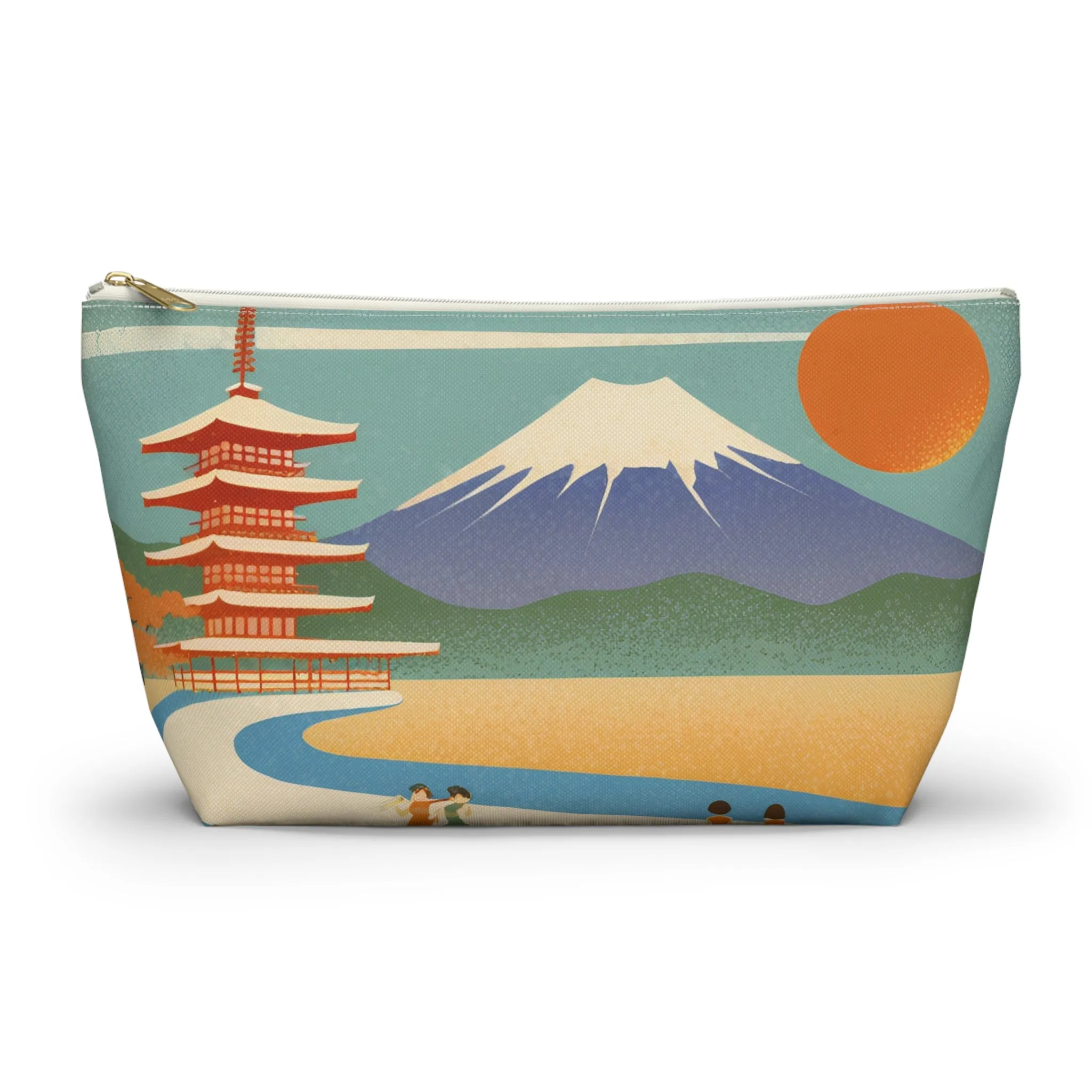 Summer Journey to Fuji | Portable Tech Pouch for Gamers & Remote Workers