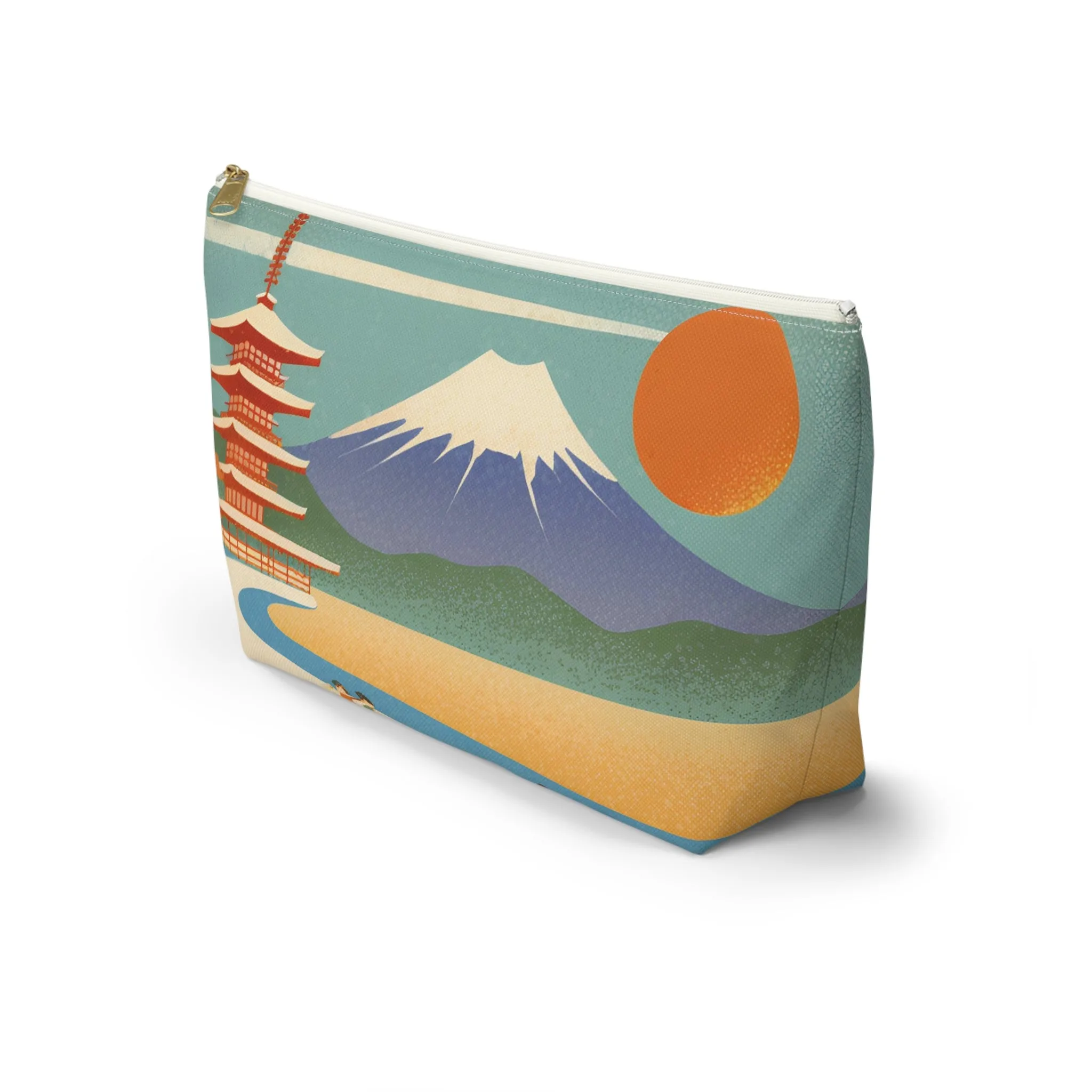 Summer Journey to Fuji | Portable Tech Pouch for Gamers & Remote Workers