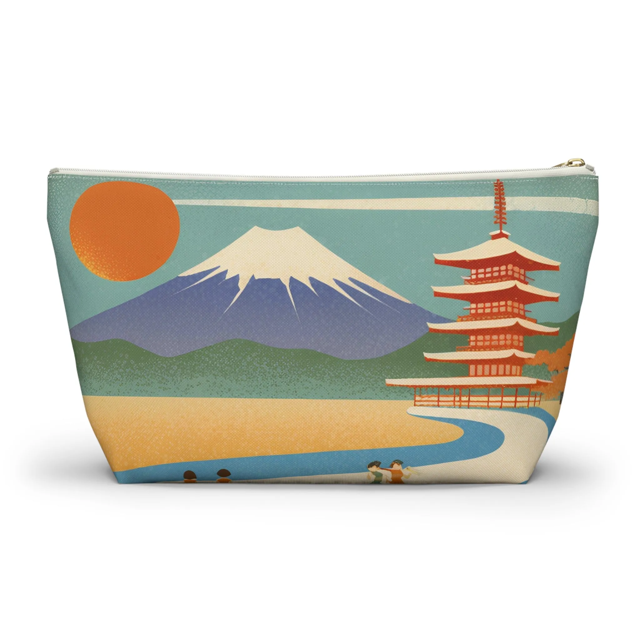 Summer Journey to Fuji | Portable Tech Pouch for Gamers & Remote Workers