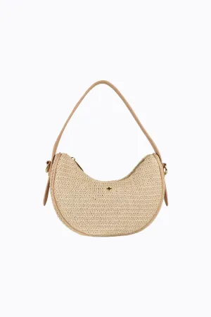 Sunkissed Shoulder Bag Natural Raffia/Gold