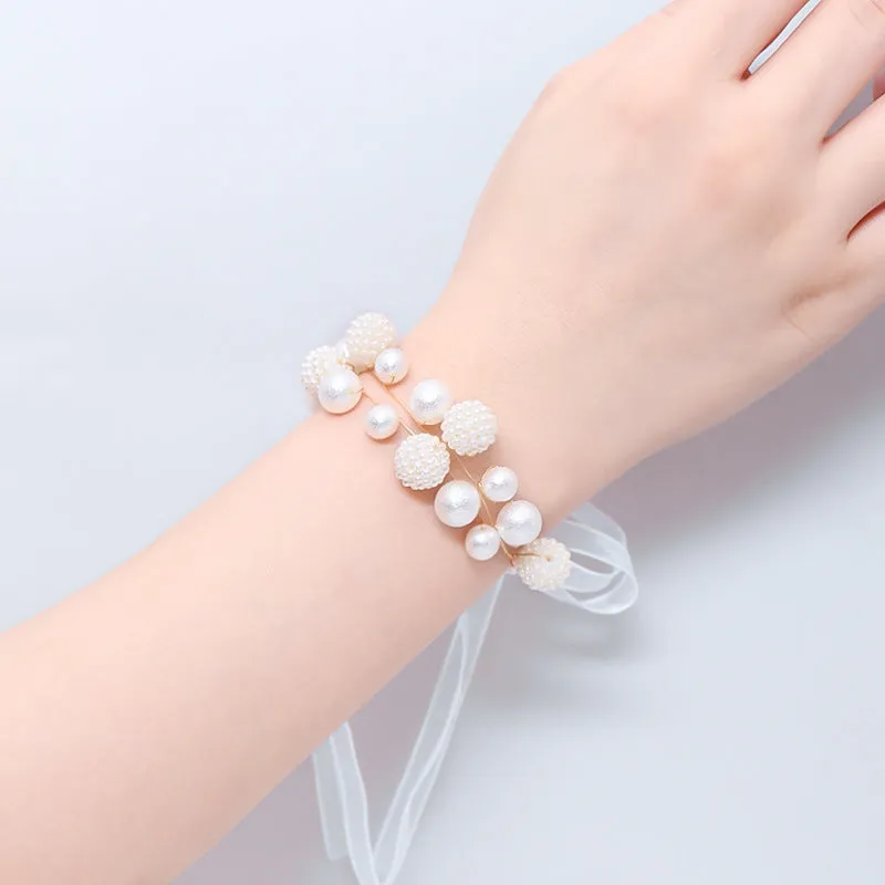 Super Fairy Sisters Korean Style Wedding Bracelet - Children's Hand Flower