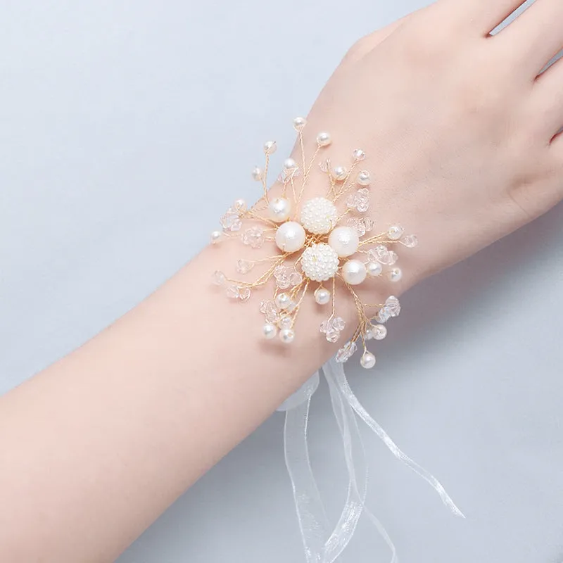 Super Fairy Sisters Korean Style Wedding Bracelet - Children's Hand Flower