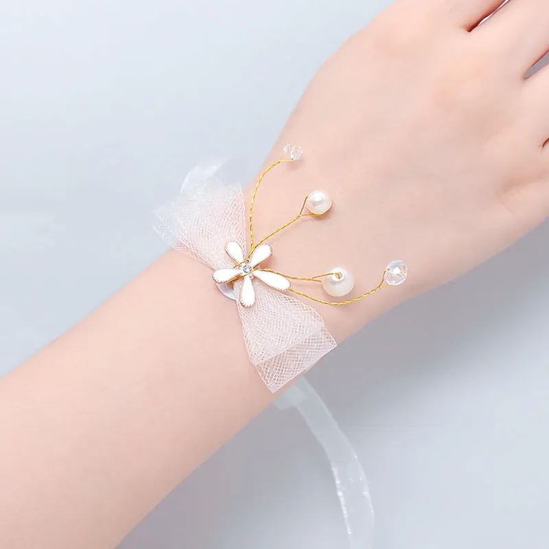 Super Fairy Sisters Korean Style Wedding Bracelet - Children's Hand Flower