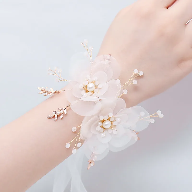 Super Fairy Sisters Korean Style Wedding Bracelet - Children's Hand Flower