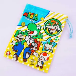 Super Mario Adventure Together Drawstring Bag