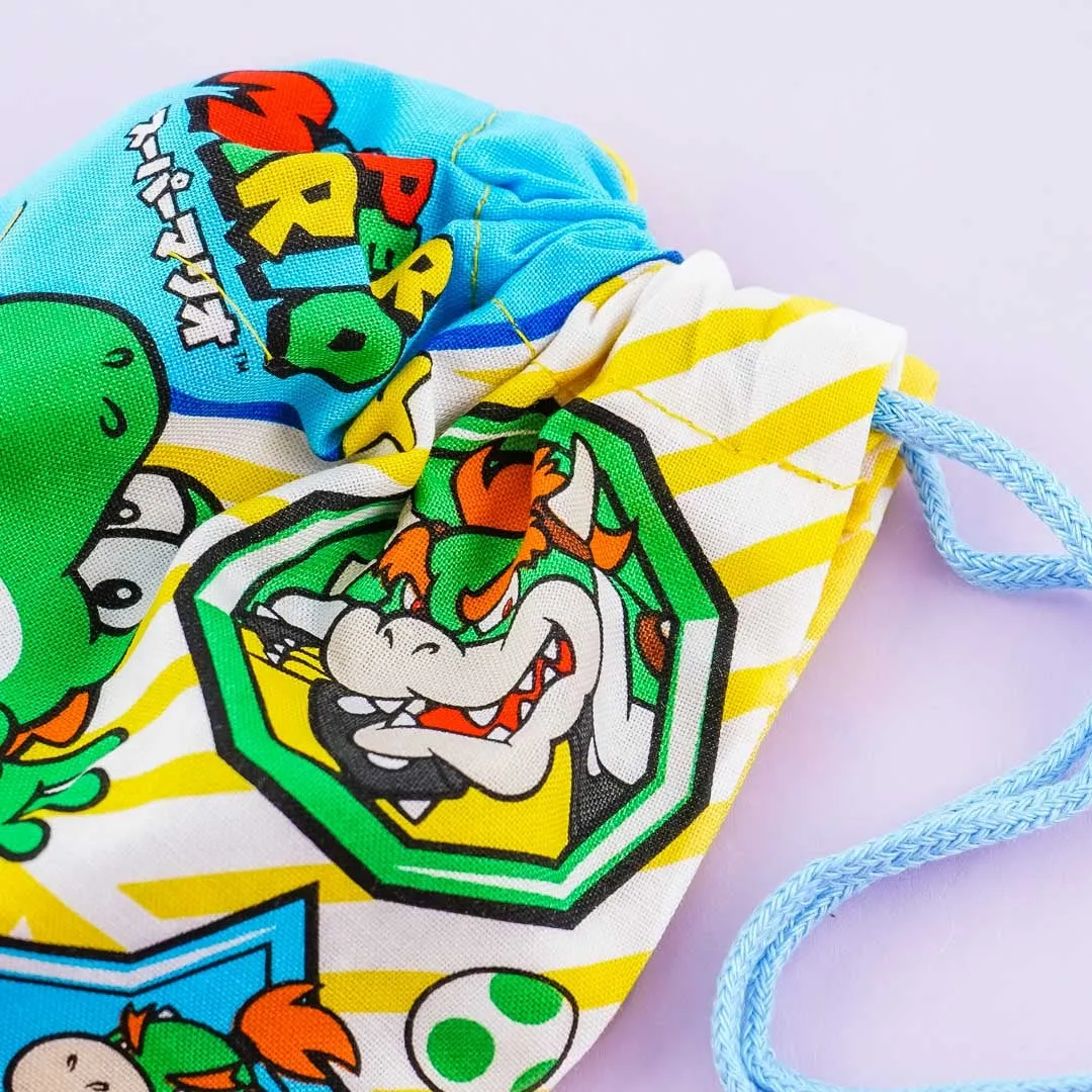 Super Mario Adventure Together Drawstring Bag