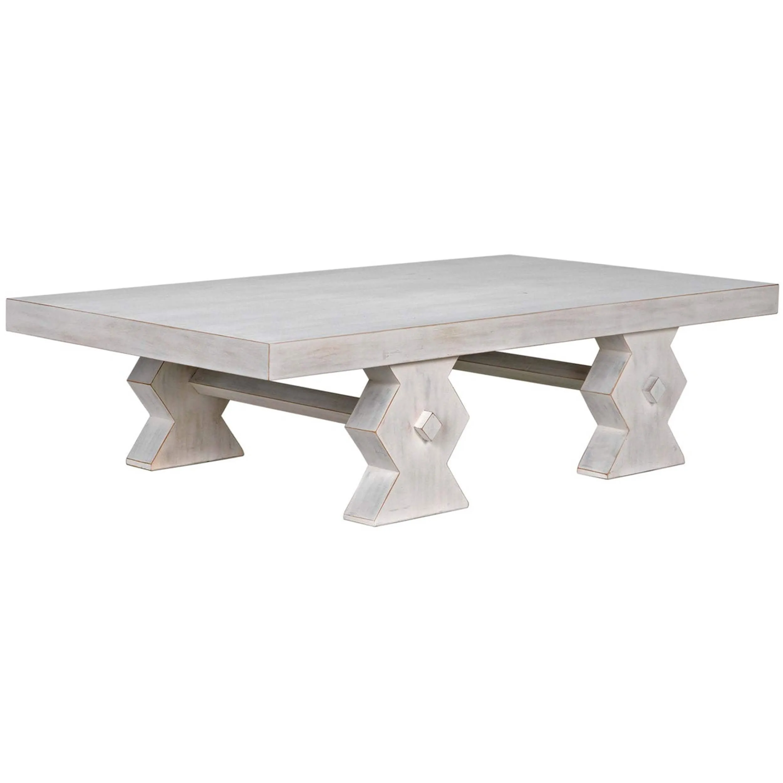 Suzu Coffee Table, White Wash