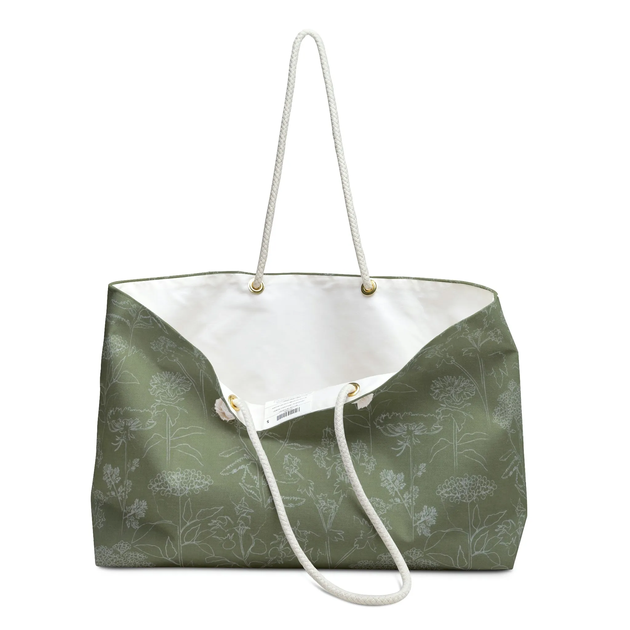 Swallowtail Weekender Bag in Green