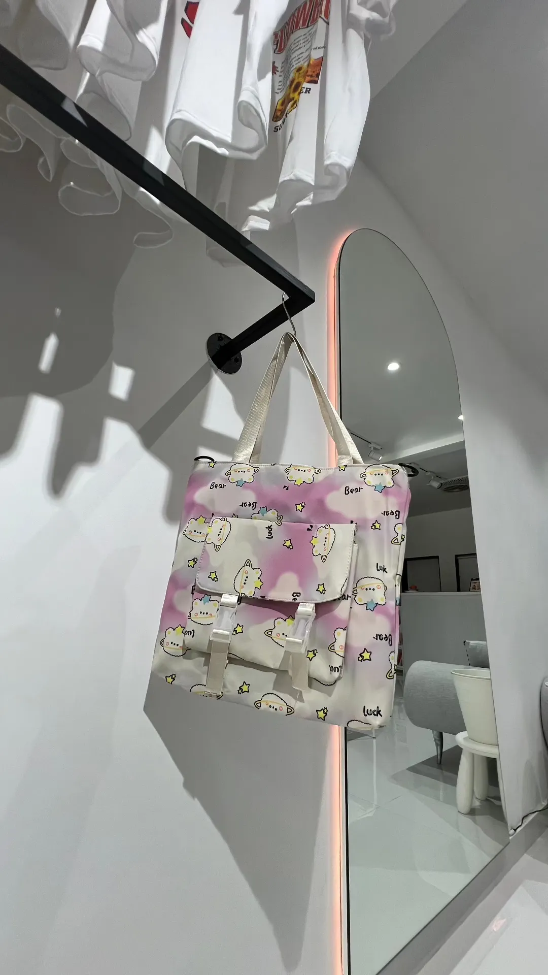 SXV cute canvas Korean kawaii tote bag