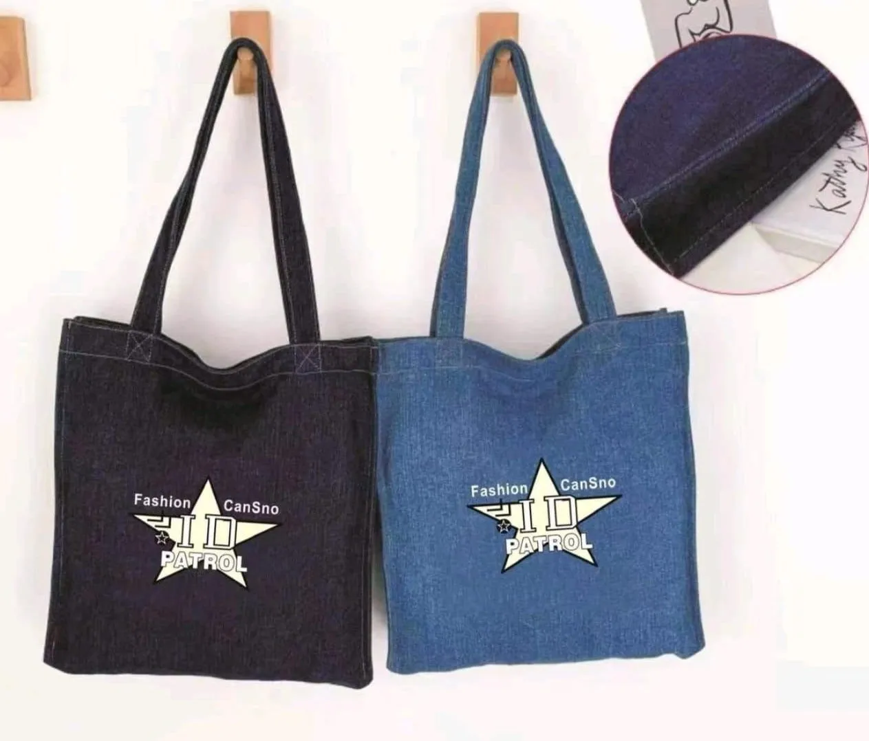 SXV "DENIM JHOLA" canvas tote bag