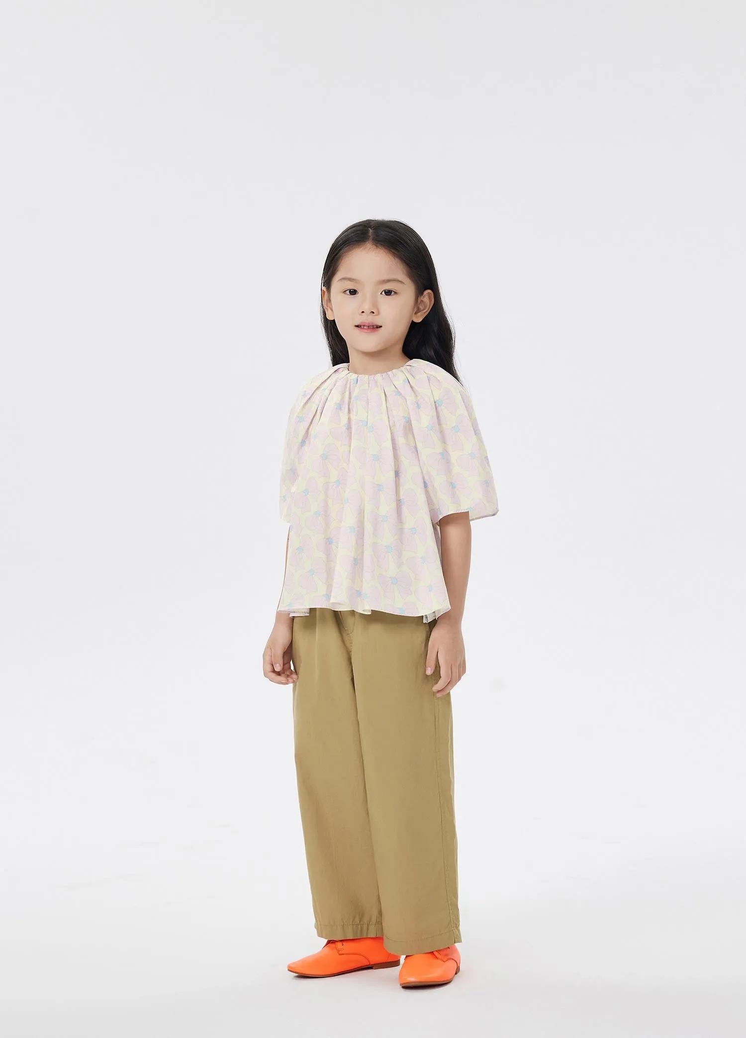 T-Shirt / jnby by JNBY Full Bowknot Print Middle Sleeve Top