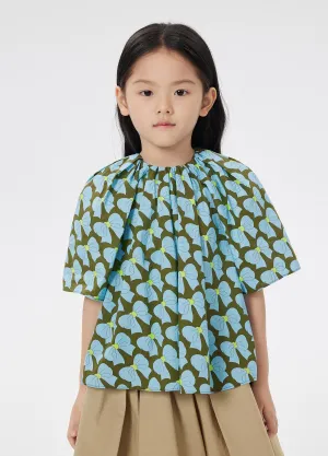 T-Shirt / jnby by JNBY Full Bowknot Print Middle Sleeve Top