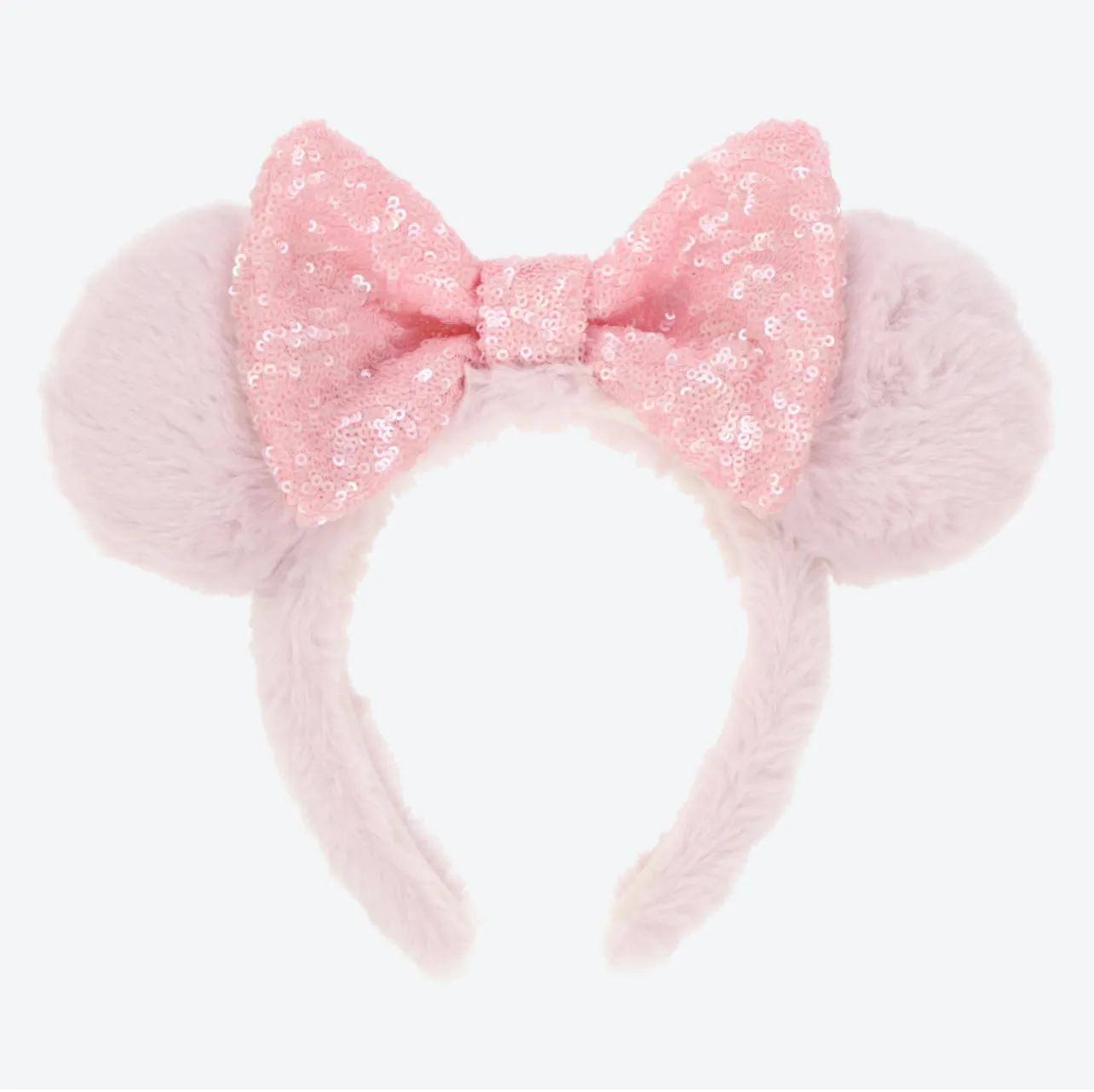 TDR - Fluffy Fluffy Warm Goods x Minnie Mouse Sequin Bow Ear Headband (Color: Pink) (Release Date: Oct 26)