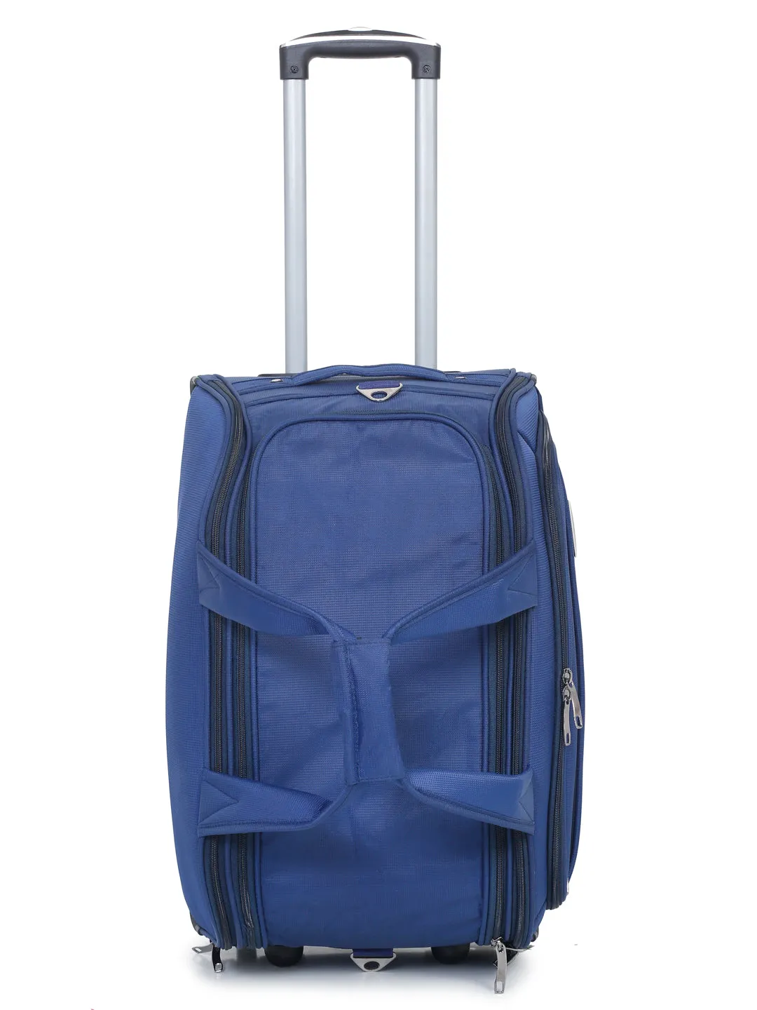 Teakwood Medium Duffle Trolley Bag - Blue