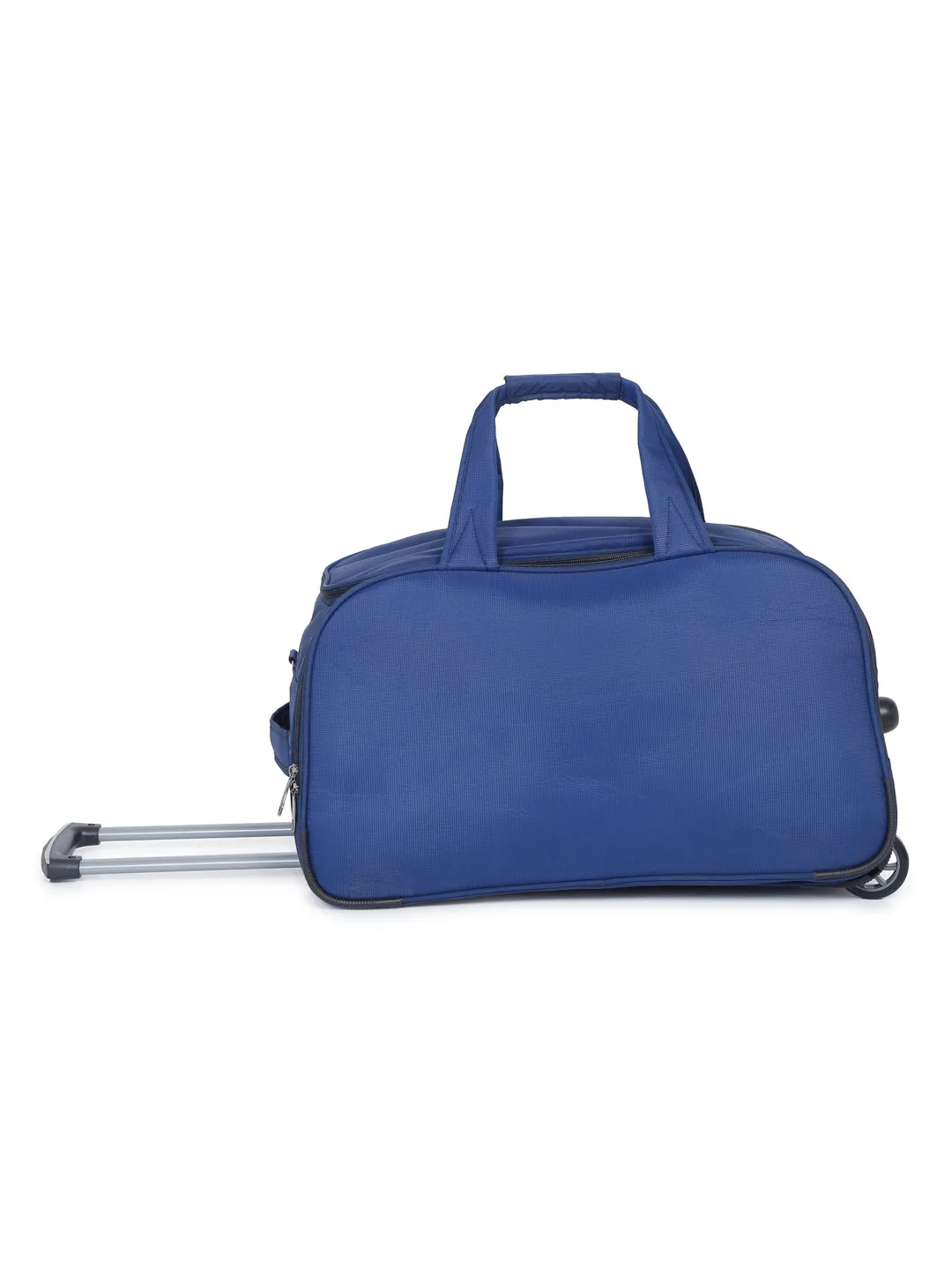 Teakwood Medium Duffle Trolley Bag - Blue