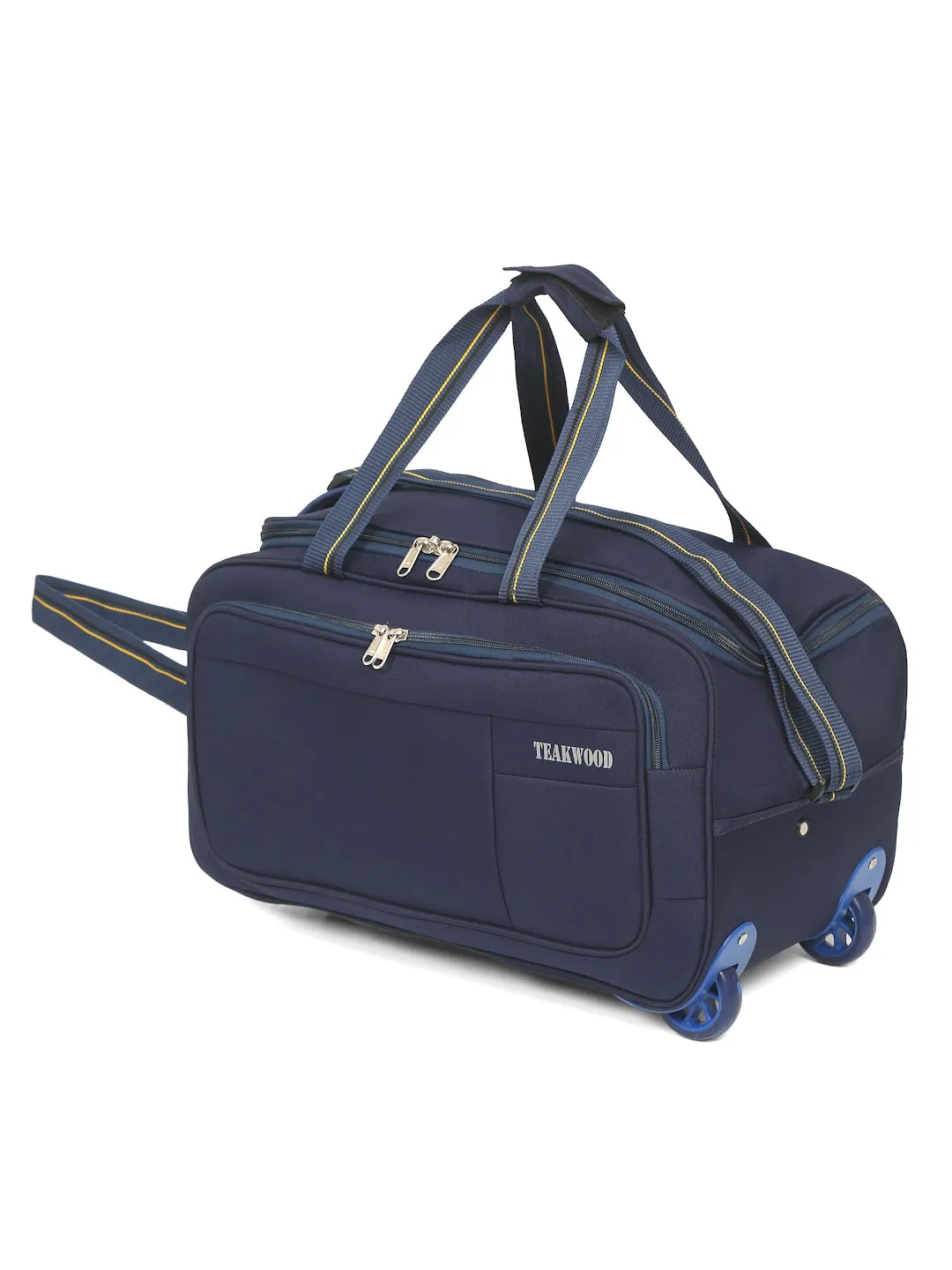 Teakwood Rolling Large Duffel Bag (Blue)