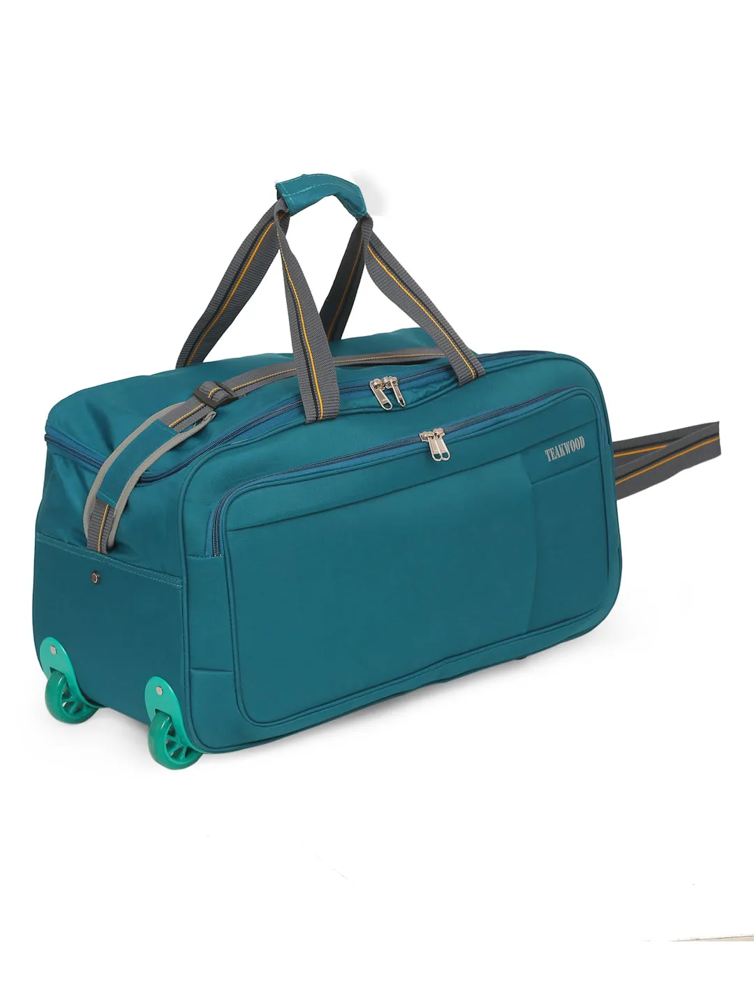 Teakwood Rolling Set of Duffel Bag (Teal)