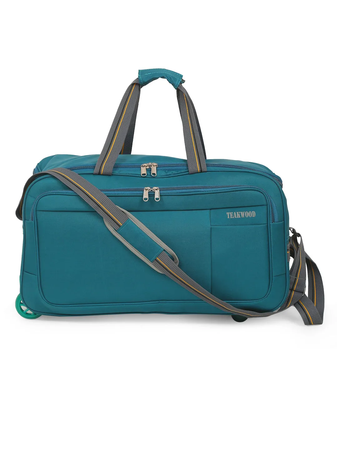 Teakwood Rolling Set of Duffel Bag (Teal)