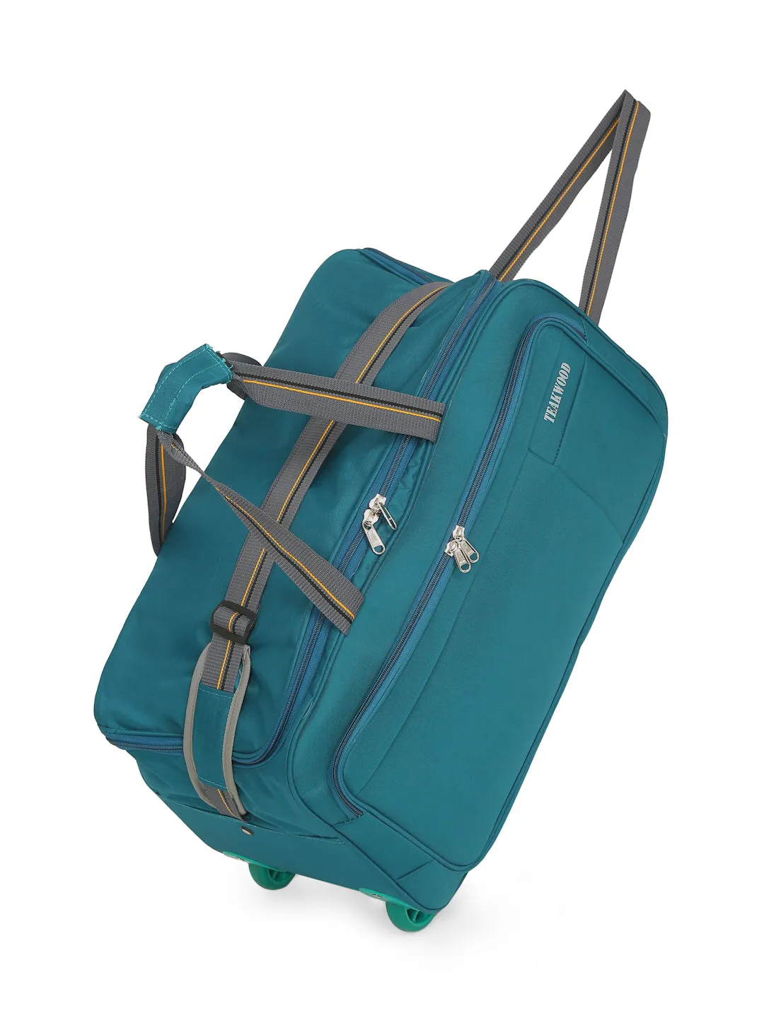 Teakwood Rolling Set of Duffel Bag (Teal)