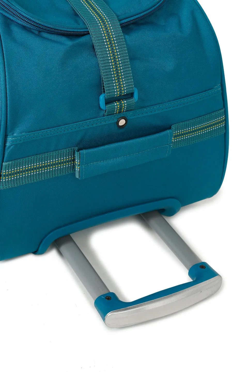 Teal Printed Cabin Duffel Trolley Bag
