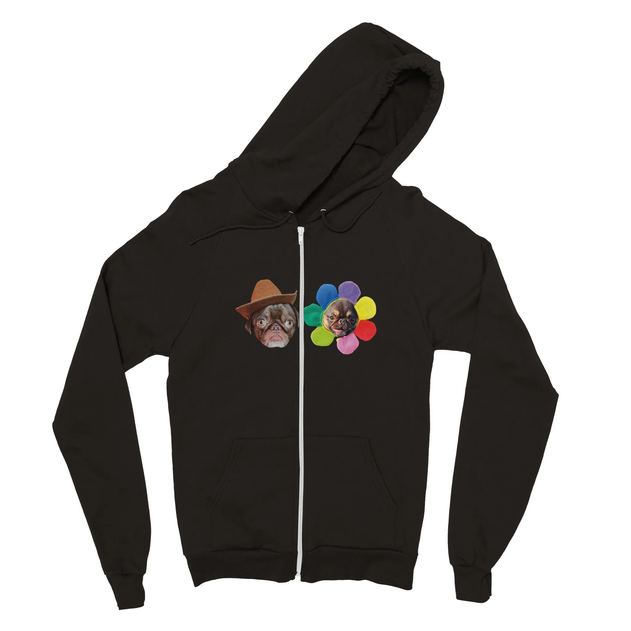 Teddy & Chilli Classic Unisex Zip Hoodie