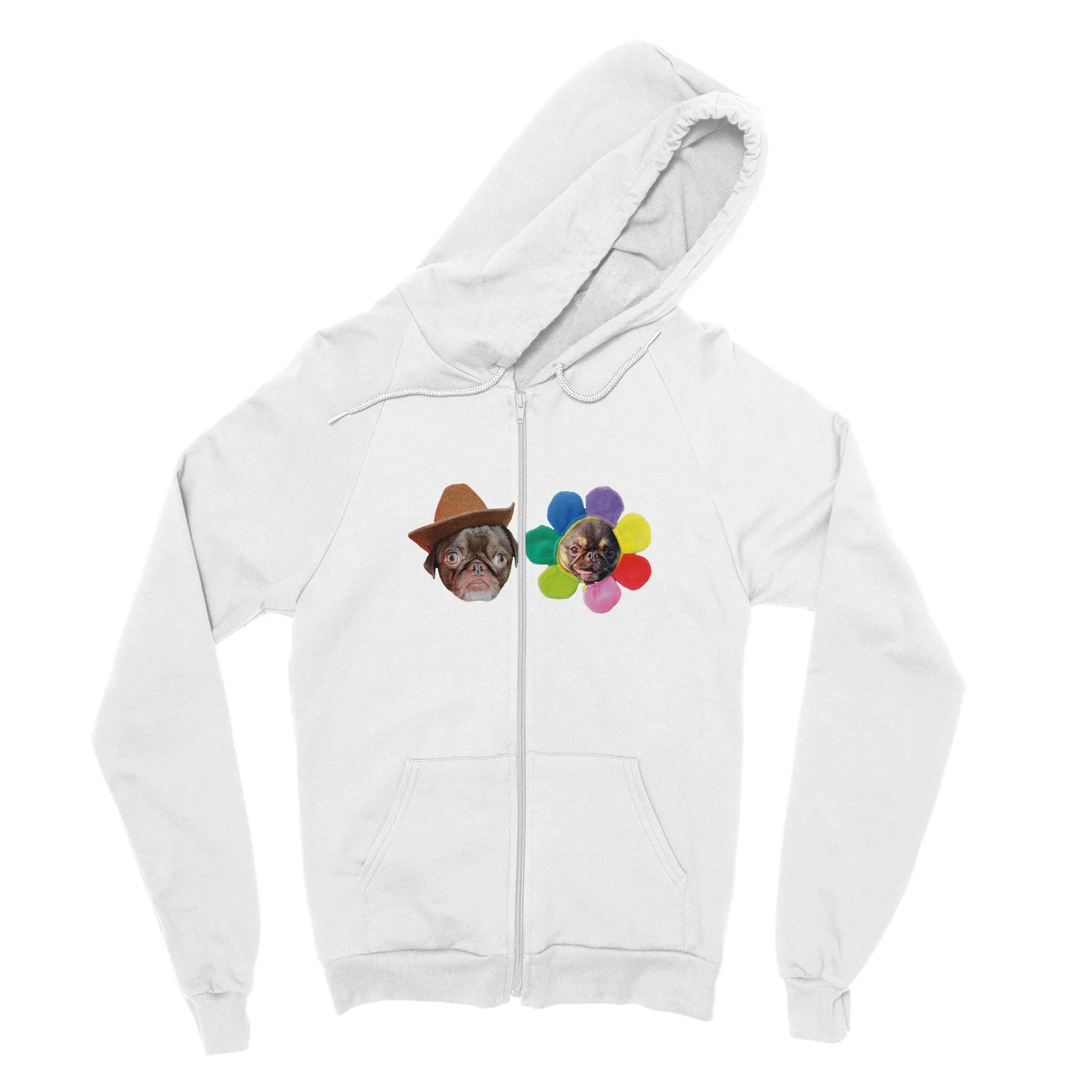 Teddy & Chilli Classic Unisex Zip Hoodie