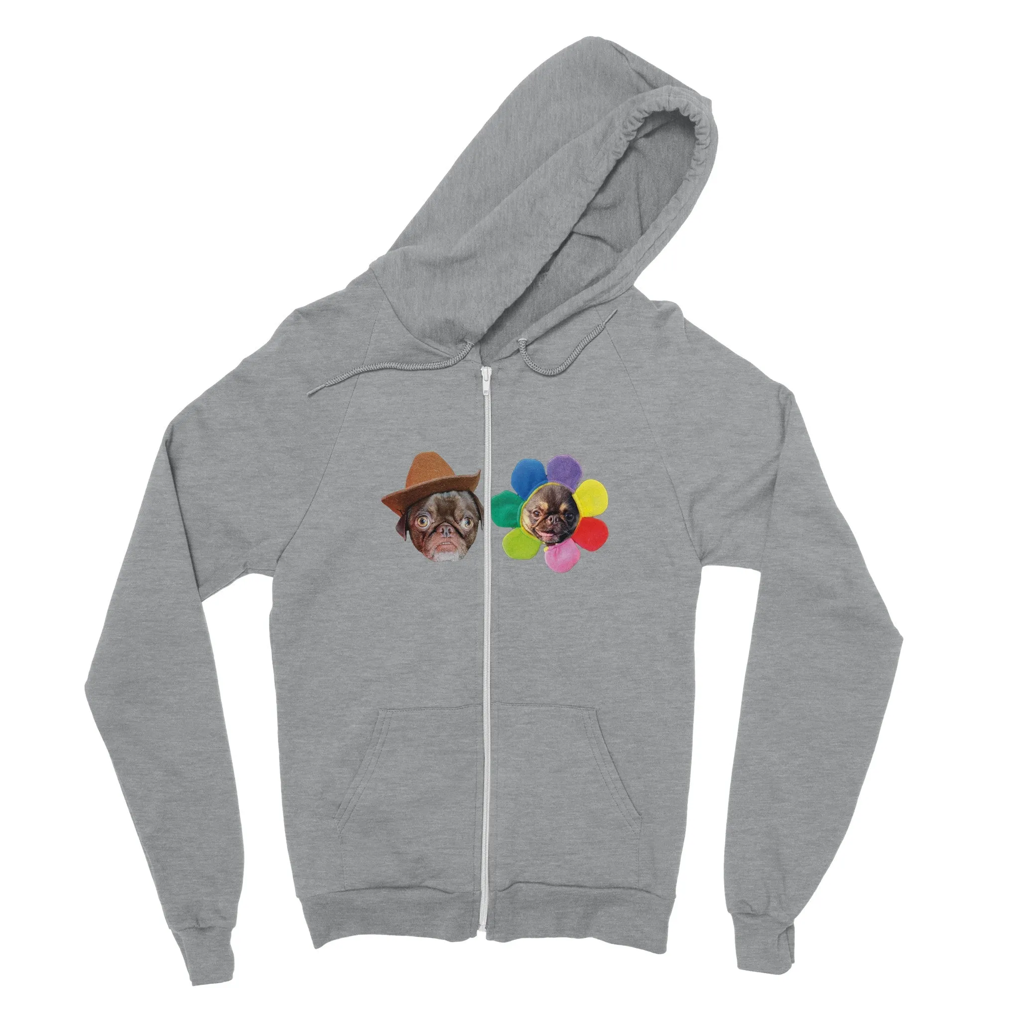 Teddy & Chilli Classic Unisex Zip Hoodie