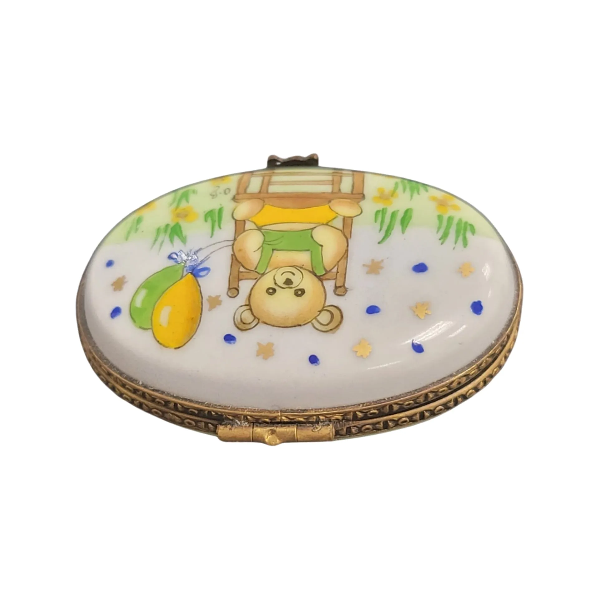 Teddy Bear on Oval Pill