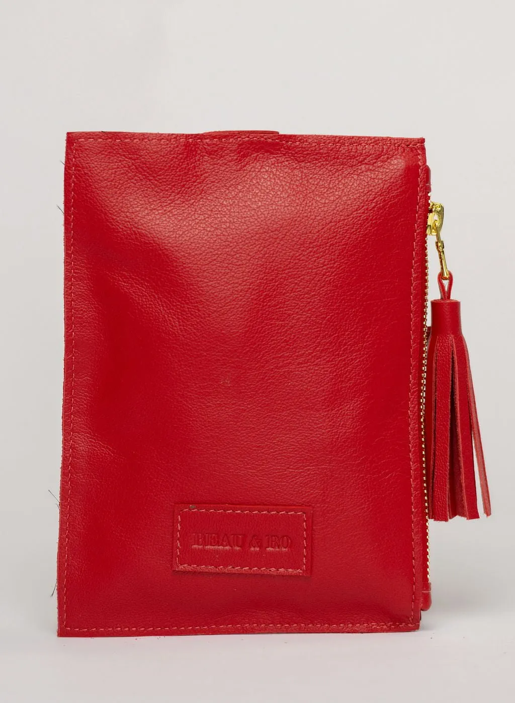 The Acrylic Ring Wristlet | Red