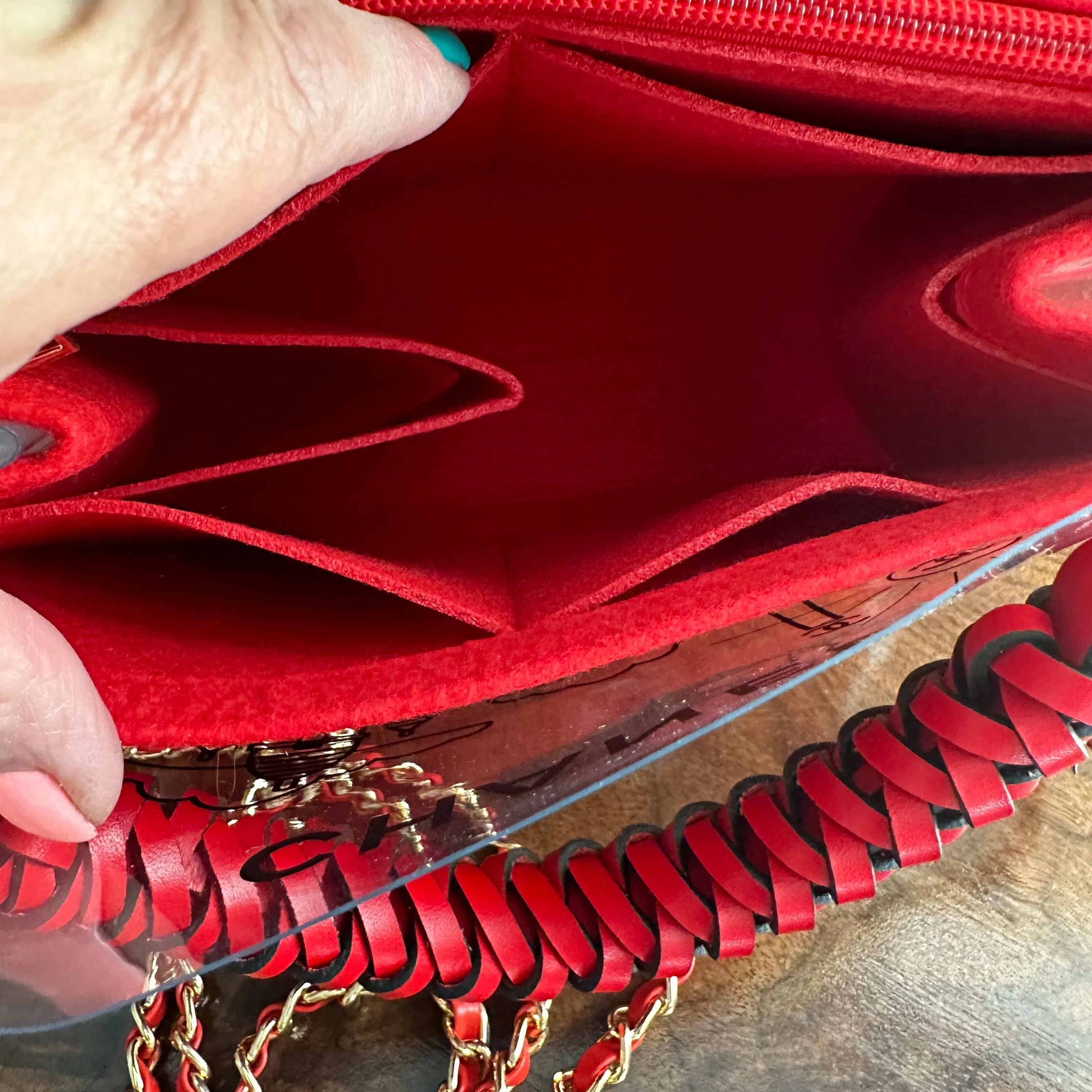 The Clear Swan -trendy Inspired  Chanel Crossbody/handbag