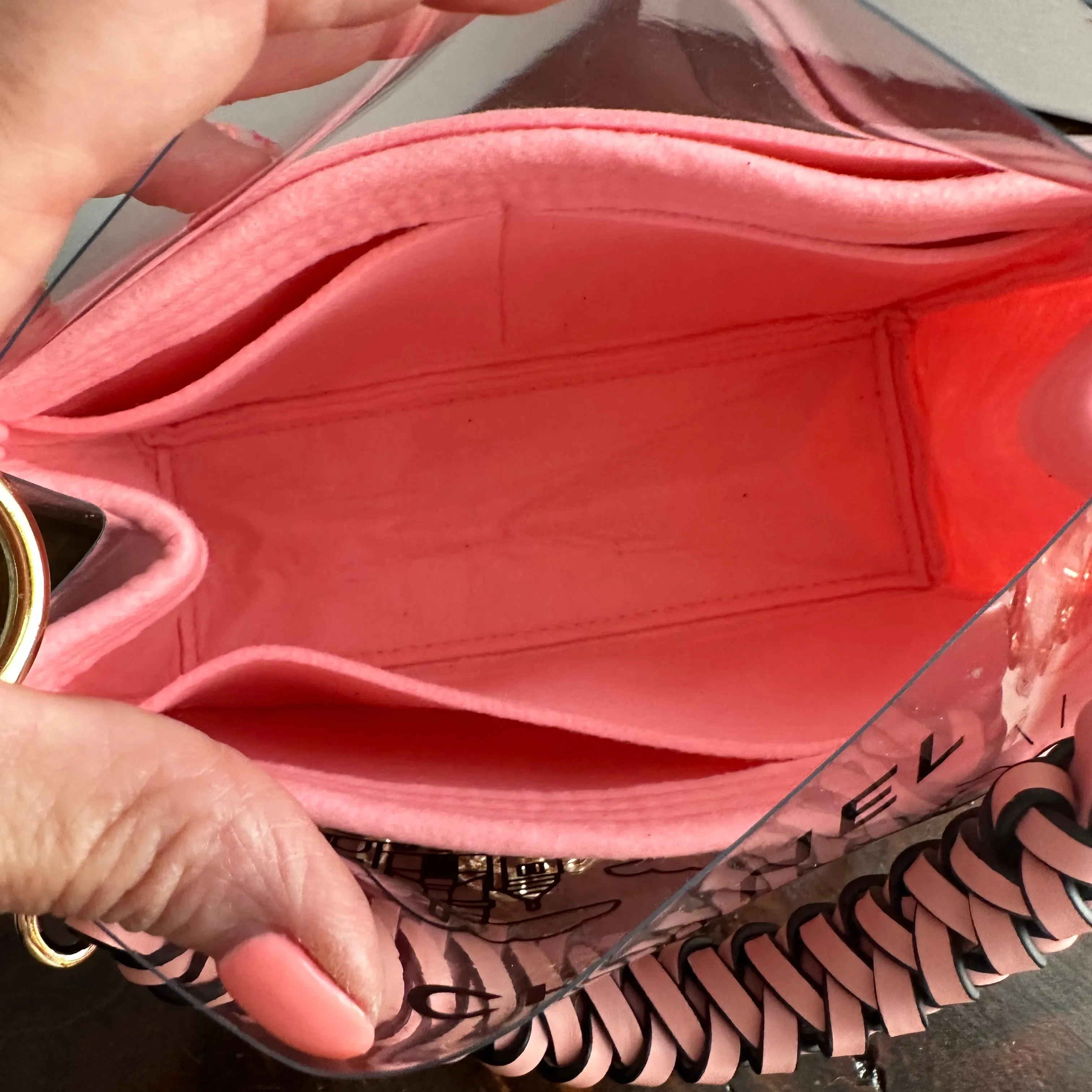 The Clear Swan -trendy Inspired  Chanel Crossbody/handbag