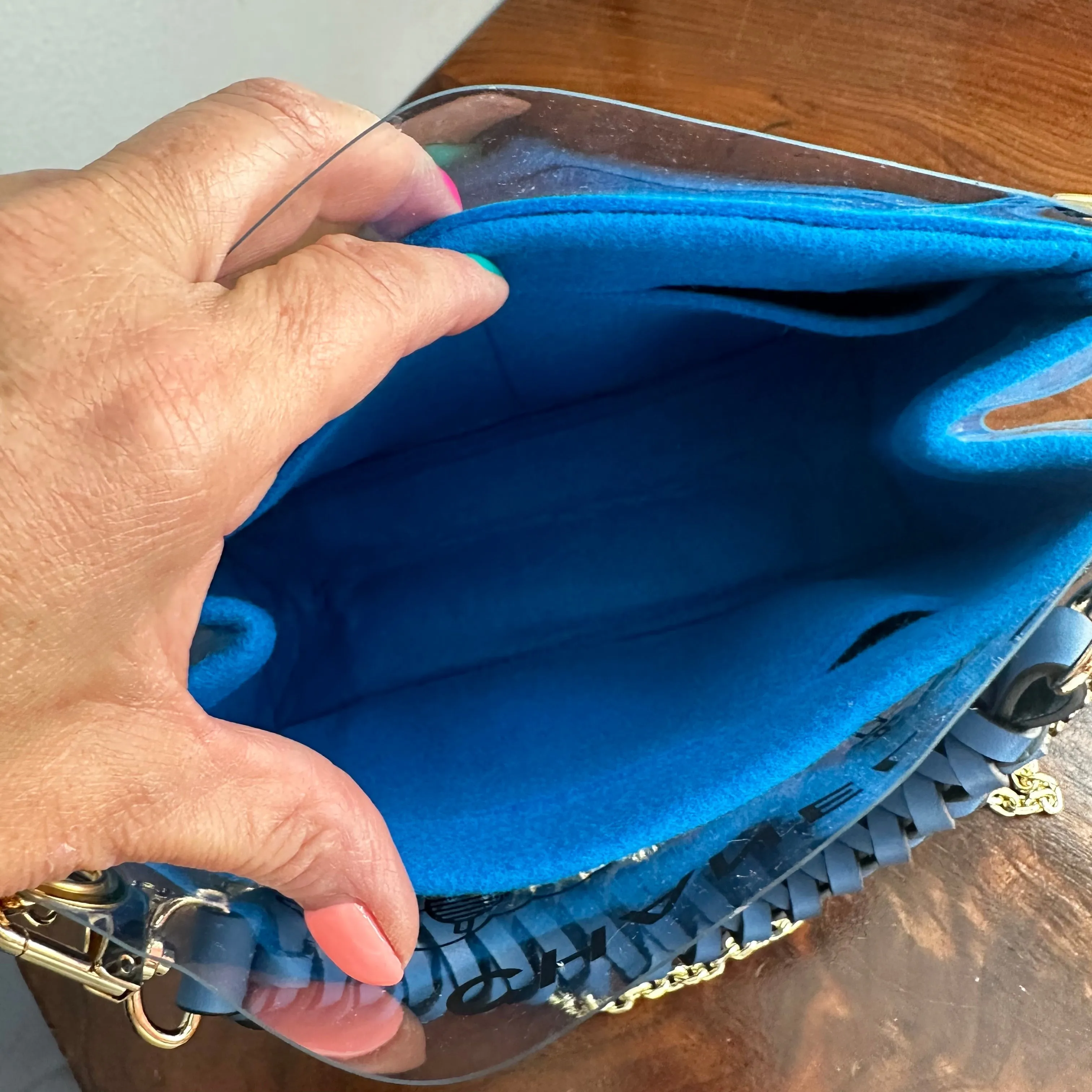 The Clear Swan -trendy Inspired  Chanel Crossbody/handbag