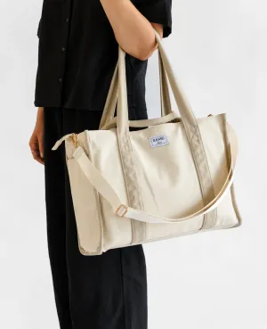 The Everyday Bambi Bag Natural/Taupe with insert