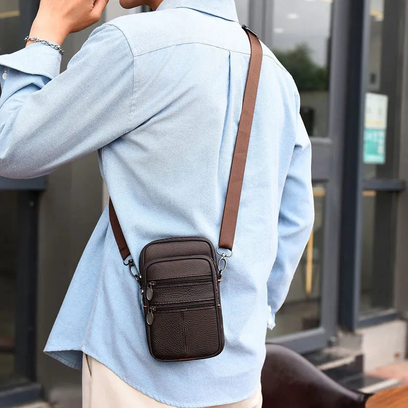 The Valachi Genuine Leather Fanny Pack/Messenger Bags