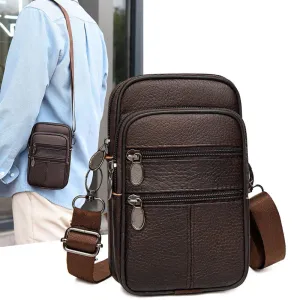 The Valachi Genuine Leather Fanny Pack/Messenger Bags