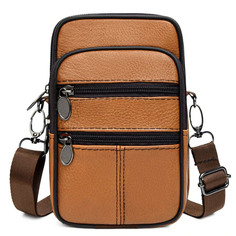 The Valachi Genuine Leather Fanny Pack/Messenger Bags