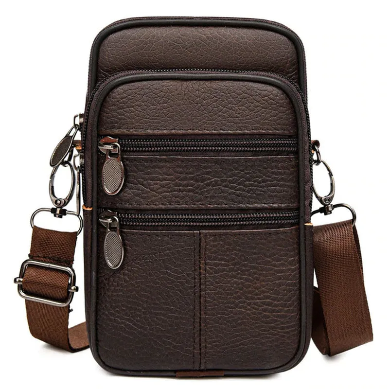 The Valachi Genuine Leather Fanny Pack/Messenger Bags
