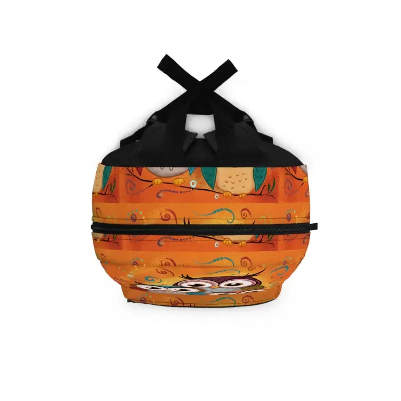 Three Cute Owls Backpack with Adjustable Straps
