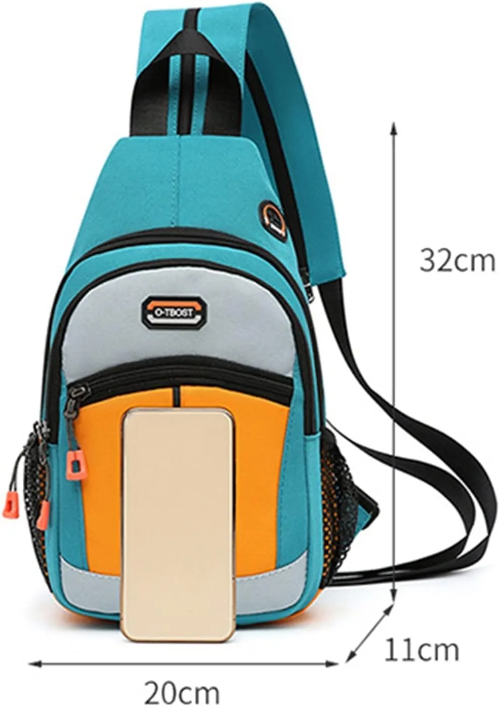 Tote Bag For Women And Men Chest Bag Sling Bag Small Crossbody Pu Leather Satchel Daypack Fashion Shoulder Strap Bags