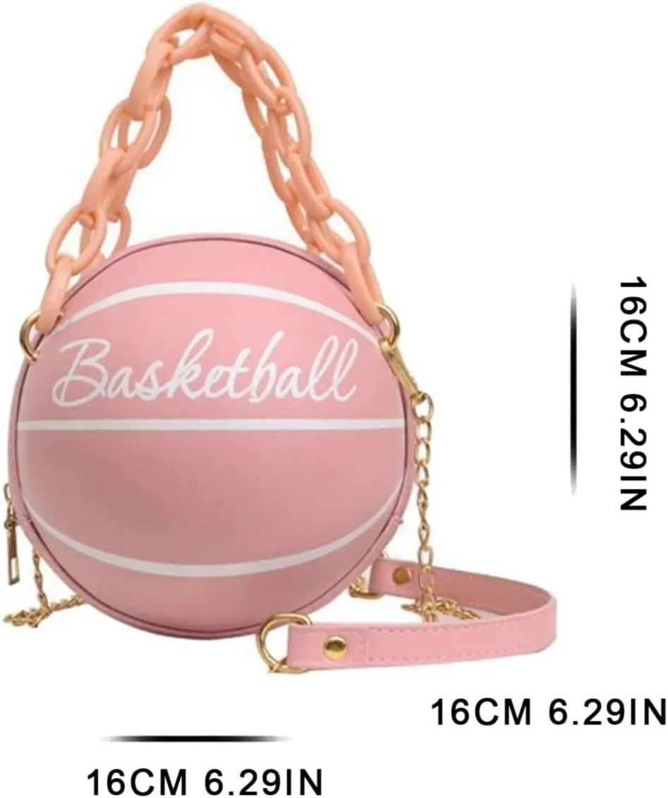 Tote Bag For Women Chain Basketball Shoulder Bag Fashion Handbags Creativeness Novel Photo Props For Shopping Travel F