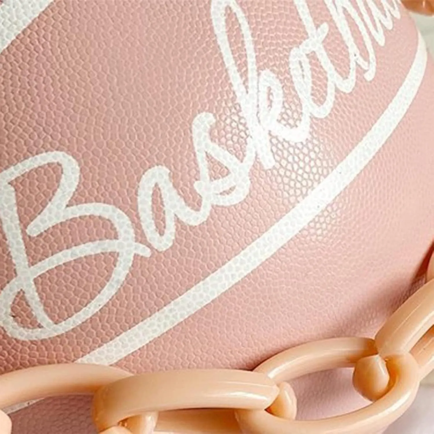 Tote Bag For Women Chain Basketball Shoulder Bag Fashion Handbags Creativeness Novel Photo Props For Shopping Travel F
